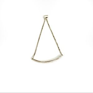 Sterling silver and diamond bracelet